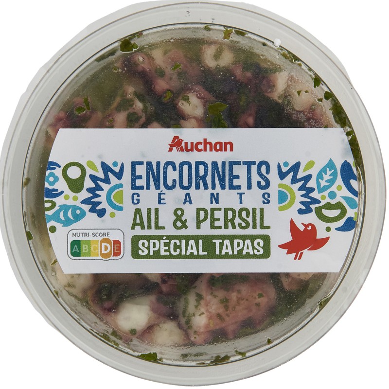 Encornet géants ail et persil spécial tapas 120g
