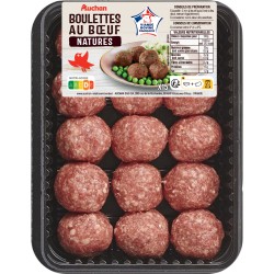 Boulettes au bœuf natures x15 375g
