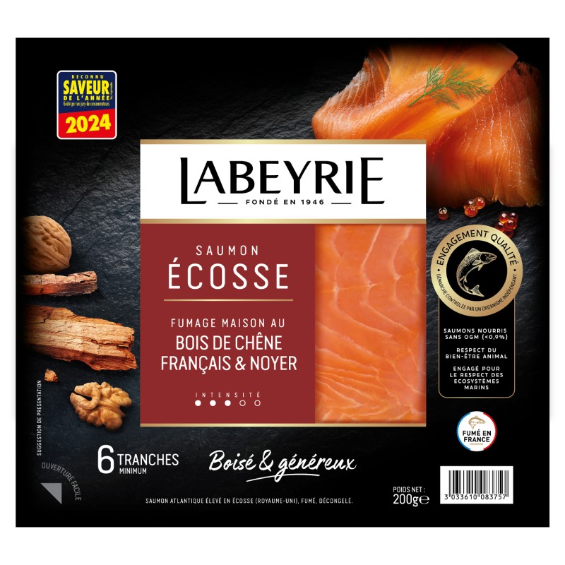 Saumon Fumé d'Ecosse x6 200g