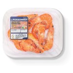 Crevettes entières cuites réfrigérées 60/80 400g