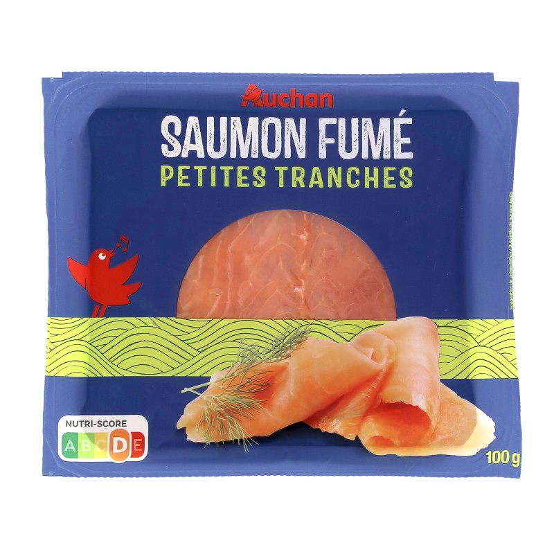 Saumon fumé mini tranches 100g