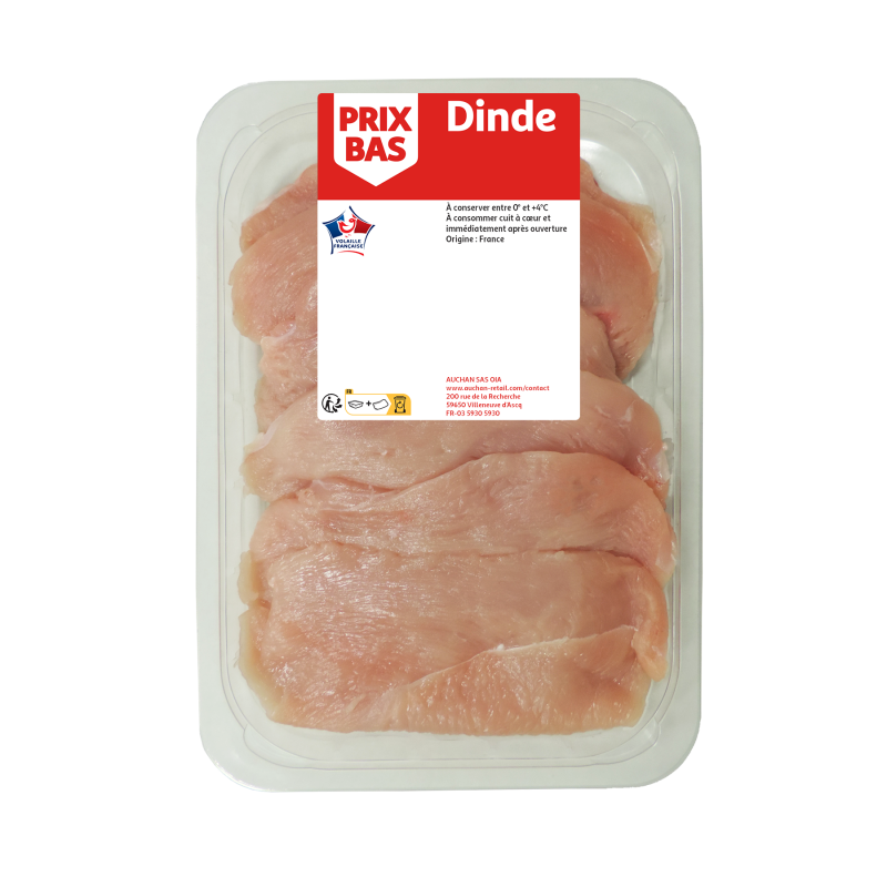 Escalope de Dinde 600g