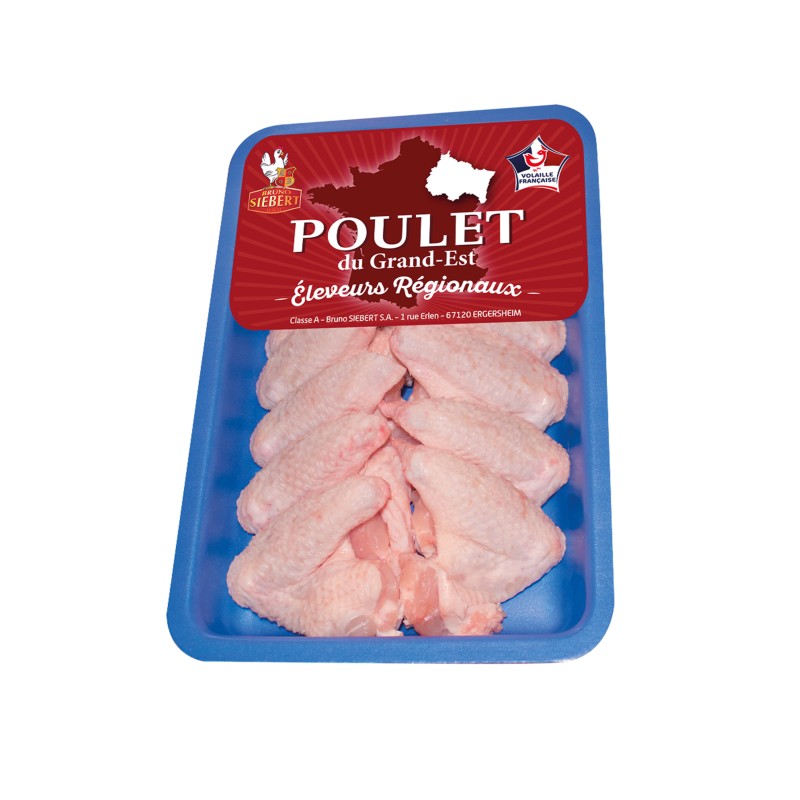 Aile de poulet blanc Grand Est 1kg