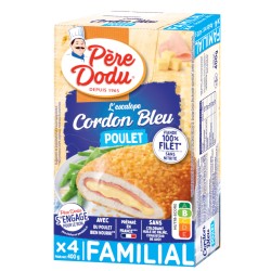 Cordon bleu de poulet x4 400g