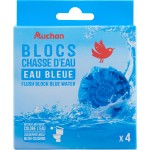 Blocs chasse d'eau eau bleue x4