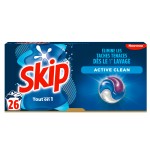Pods de lessive 3en1 active clean x26