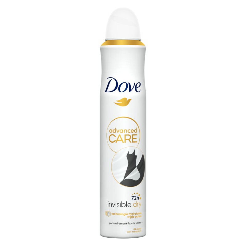 Déodorant Spray Advanced Care Invisible Dry Anti-Transpirant 72h 200ml