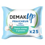 Lingettes démaquillantes fraîcheur x25