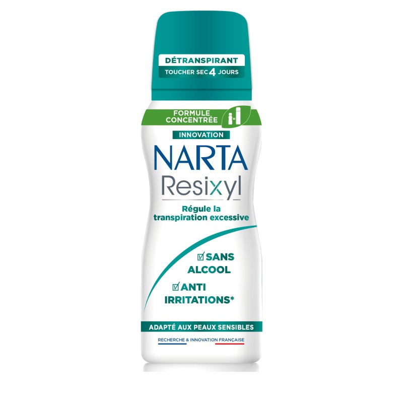 Déodorant Spray Compressé Détranspirant Anti Irritations Resixyl 100ml
