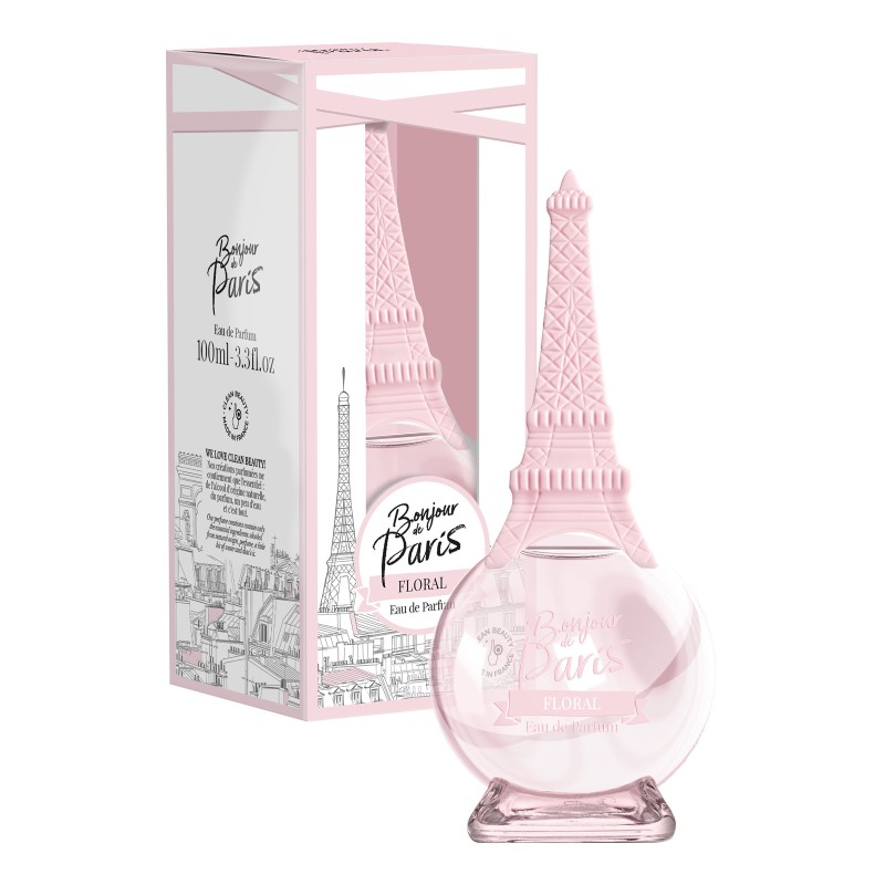 Bonjour de Paris Eau de Toilette Floral Rose Femme 100ml