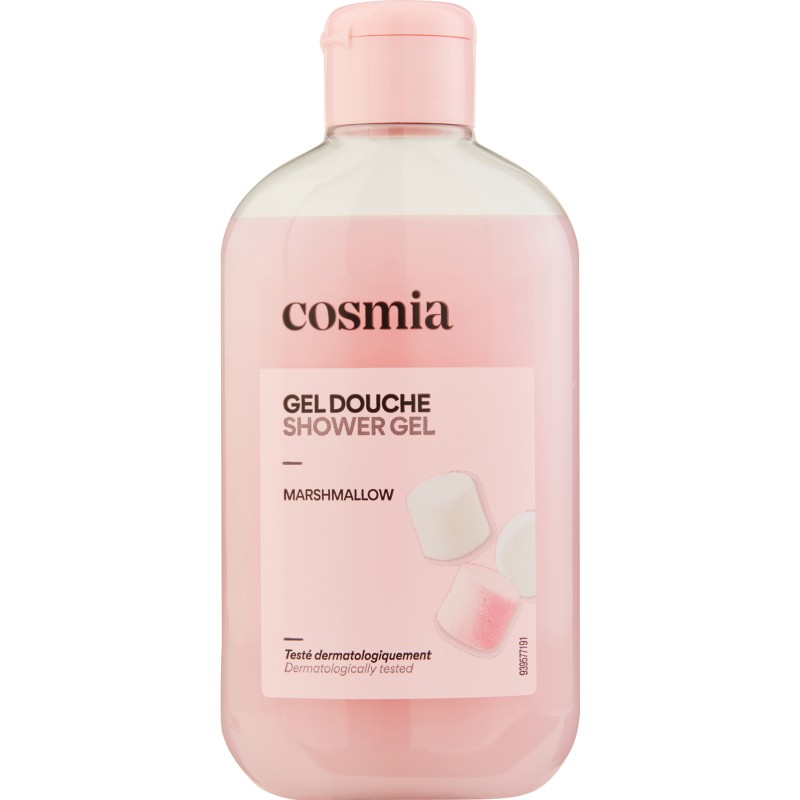 Gel douche parfum marshmallow 250ml