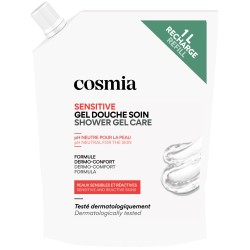 Recharge gel douche sensitive soin peaux sensibles et réactives 1l