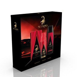 Coffret Homme Eau de toilette + Déodorant + Gel Douche
