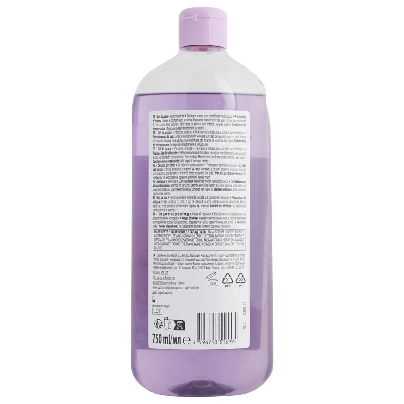 Gel douche oriental 750ml