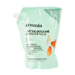 Recharge crème douche à l'amande douce et lait d'avoine 1l