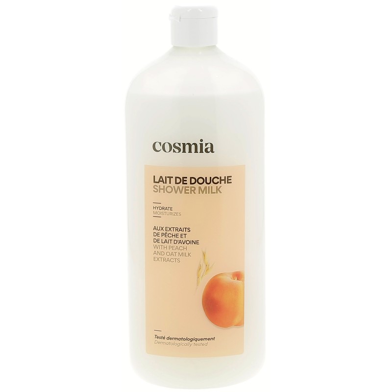 Gel Douche Hydratant à l'Extrait de Pêche et au Lait d'Avoine 750ml