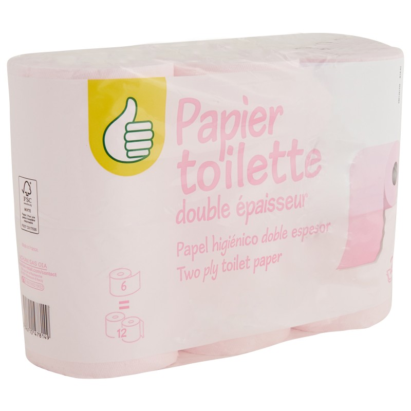 Papier toilette 2 plis x6