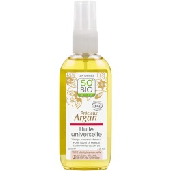 Huile universelle argan pour visage, corps et cheveux 100ml