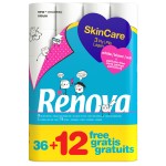 Papier Hygiénique Blanc sans Parfum 36+12