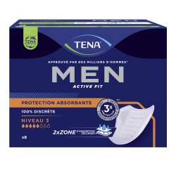 Protection fuites urinaires homme niveau 3 x8