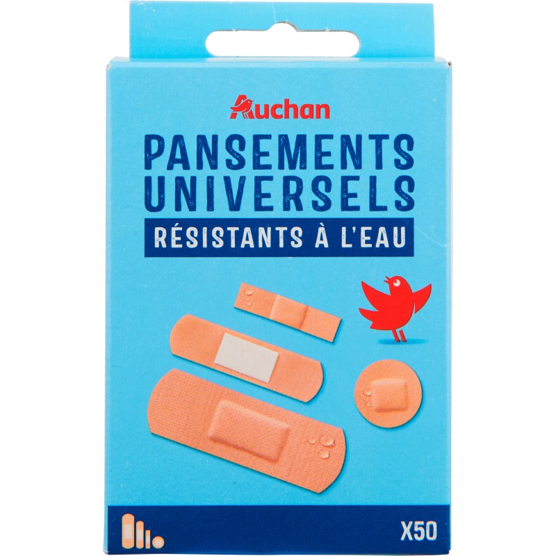 Pansements multi usages 4 tailles x50