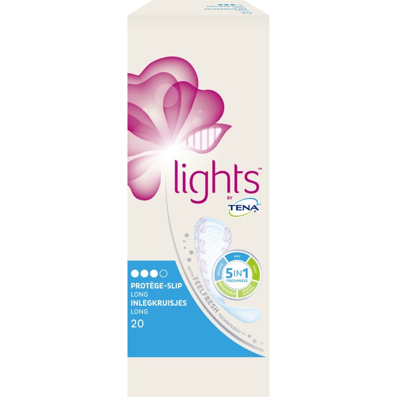Protèges-slip incontinence lights long x20