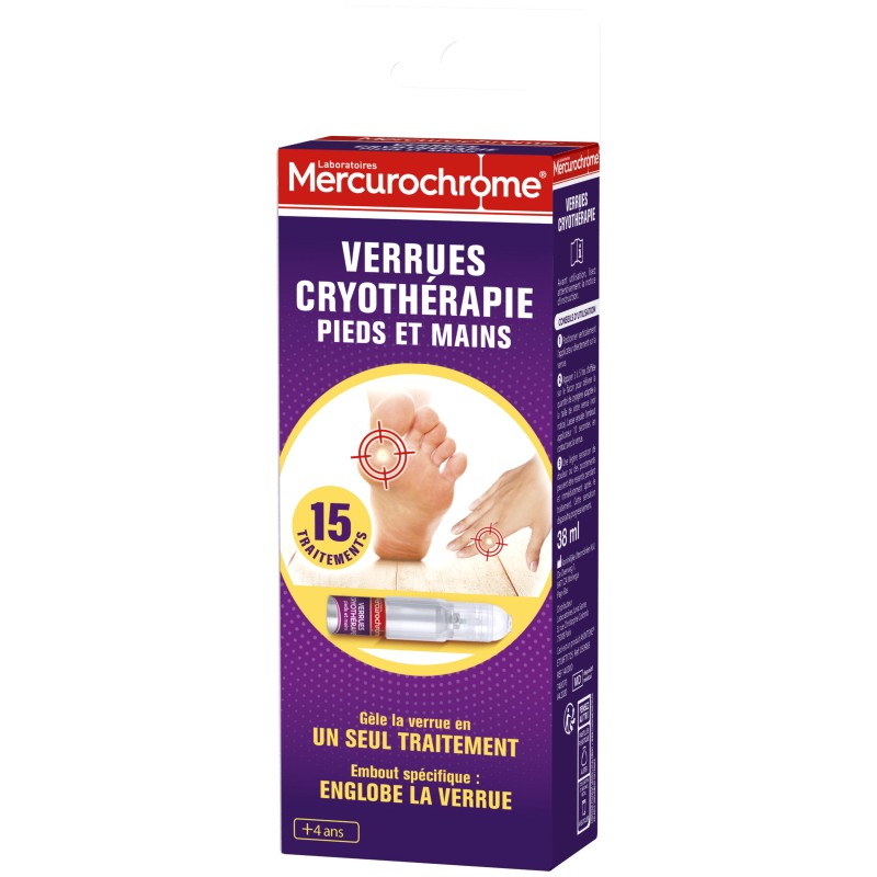 Cryotherapie Verrues Pieds et Mains 38ml