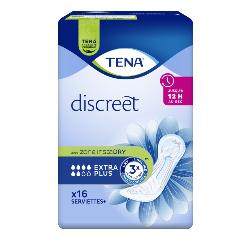 Discreet serviettes incontinence extra plus X16