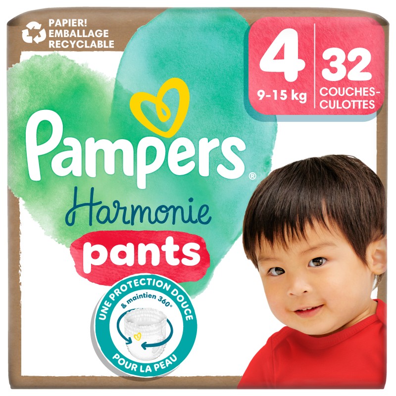 Couches culottes harmonie taille 4 9-15kg x32
