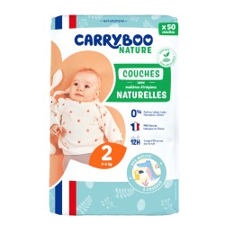 Couches écologiques Nature 3-6kg taille 2 x50