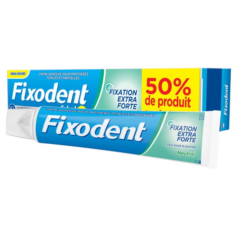 Crème Fixative Extra Forte pour Prothèses