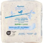 Serviettes hygiéniques super + ultra minces avec ailettes x12