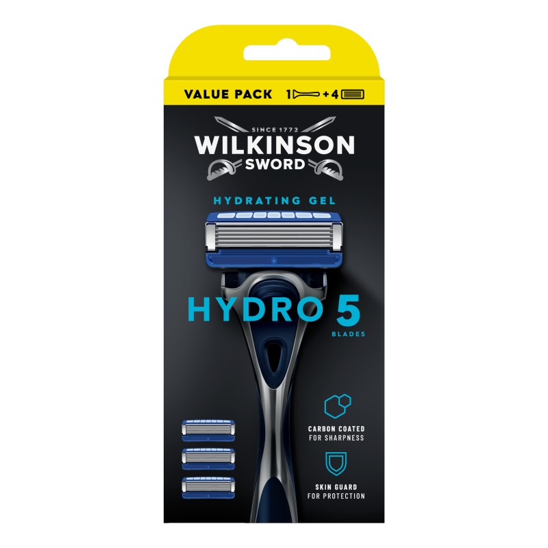Hydro 5 skin protection rasoir avec 4 recharges