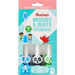 Brosse à Dents Enfant dès 2 ans Extra Souple x3