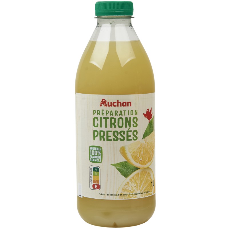 Fruits Pressés Jus de Citron avec Pulpe 1l