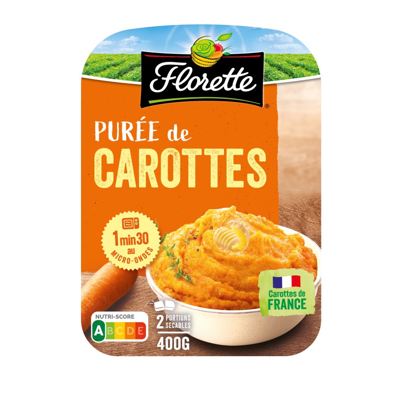 Purée de carottes 400g