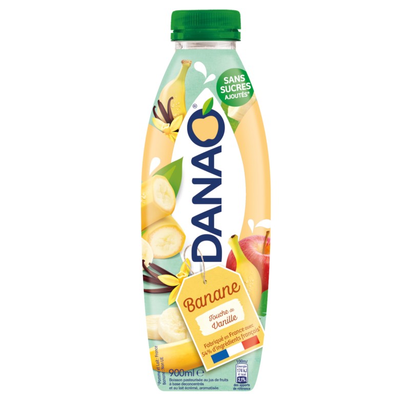 Boisson lactée banane vanille 900ml