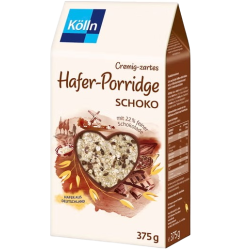 Porridge d'avoine avec chocolat sans lactose végétarien 375g