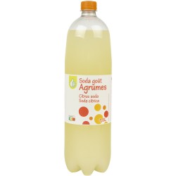 Boisson gazeuse aromatisée agrume 1.5l