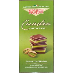 Tablette chocolat crème pistache 110g