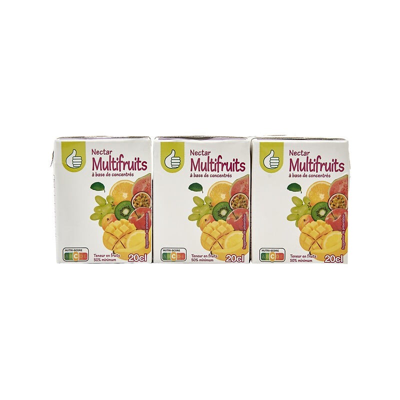 Nectar de multifruits en briquettes 6x20cl