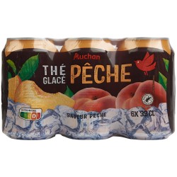 Thé glacé à la pêche boîtes 6x33cl