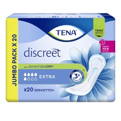Discreet serviettes incontinence Jumbo pack x20