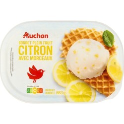 Sorbet citron avec morceaux 663g