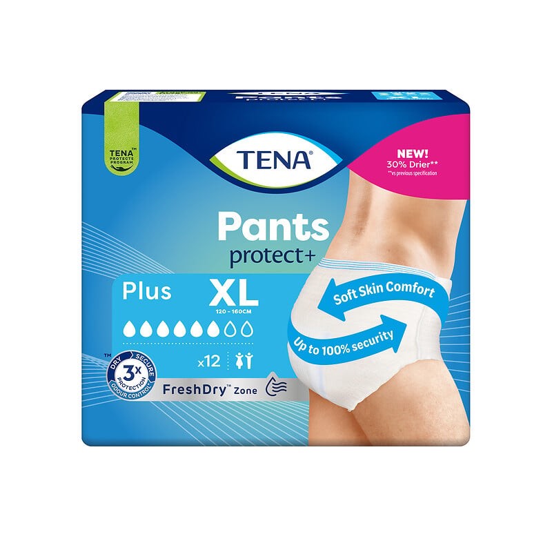 Culottes incontinence pants protect+ plus XL x12