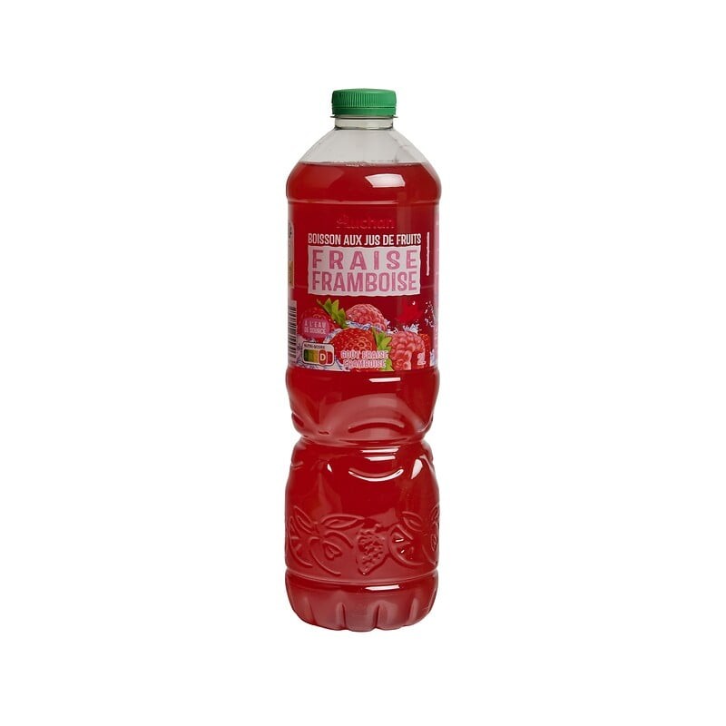 Boisson aux fruits fraise framboise 2l