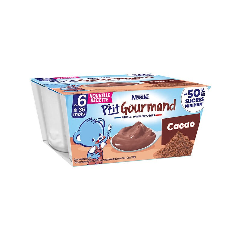 Dessert bébé cacao 4x100g