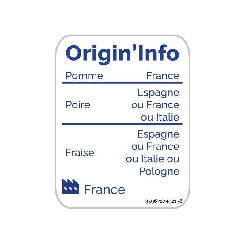 Gourde Compote Fruits Allégés 12x90g