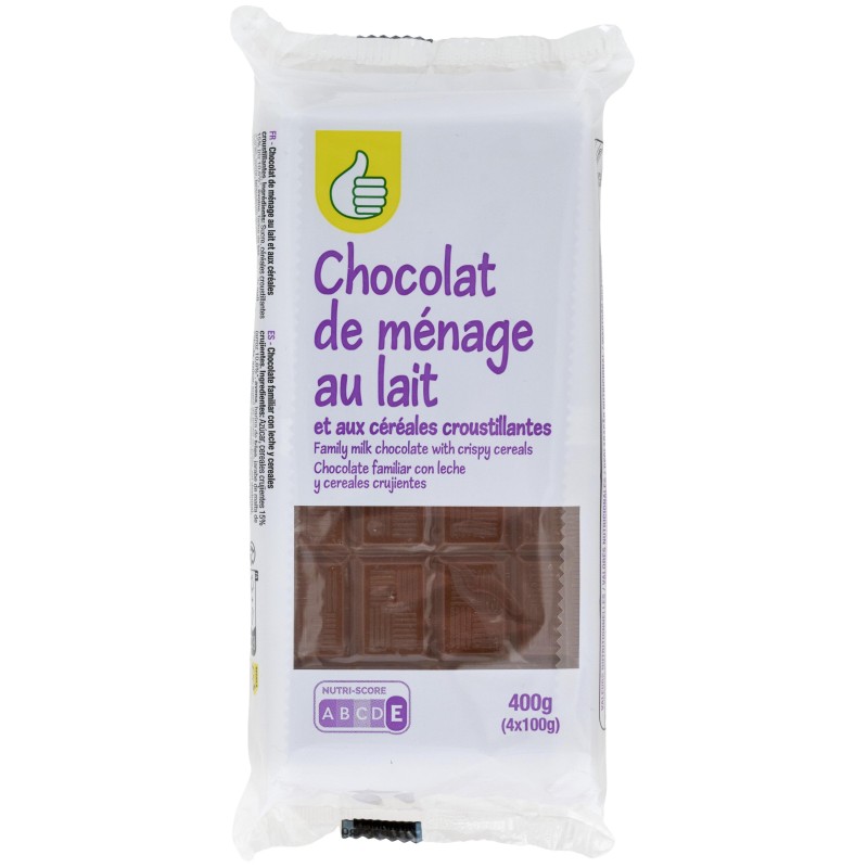 Chocolat au Lait Croustillant 4x100g