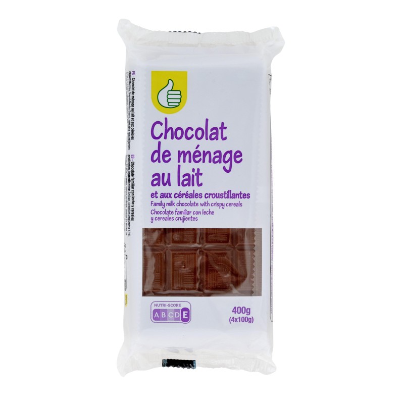 Chocolat au Lait Croustillant 4x100g